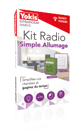 Kit télérupteur encastré radio pour éclairage KITRADIOSAP
