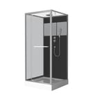 Cabine de douche carrée porte pivotante SQUARE STRIPE
