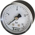 Manomètre à Boitier ABS - Sec - Diam. 40 - Axial - Raccord Diam. 1/8" - BSP - Série 1640