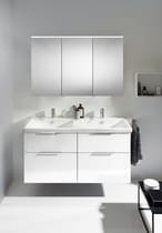 Meuble de salle de bain complet à suspendre 4 tiroirs EQIO SMART (armoire de toilette non inclus)