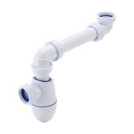 Siphon de lavabo Bi-matière Easyphon avec joints intégrés - Diam. 32 - Technologie bi-injection