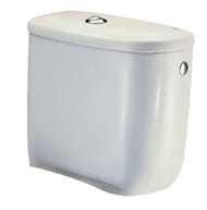 Réservoir WC attenant double commande bouton poussoir POLO - 3/6 L