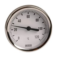 Thermomètre à plongeur axial