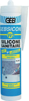Mastic silicone GEBSICONE W2 - Cartouche 310ml