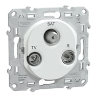 Prise TV-R-SAT composable OVALIS
