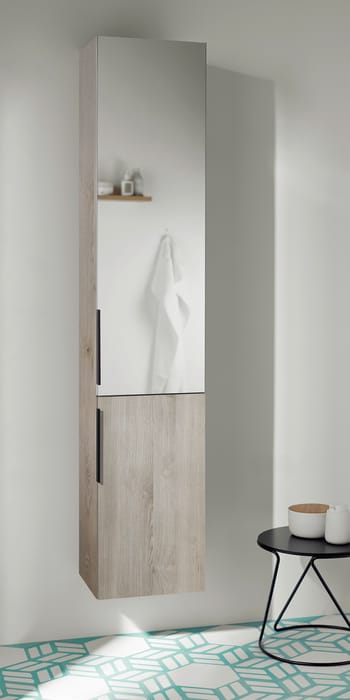 Colonne de salle de bain avec miroir à suspendre EQIO SMART