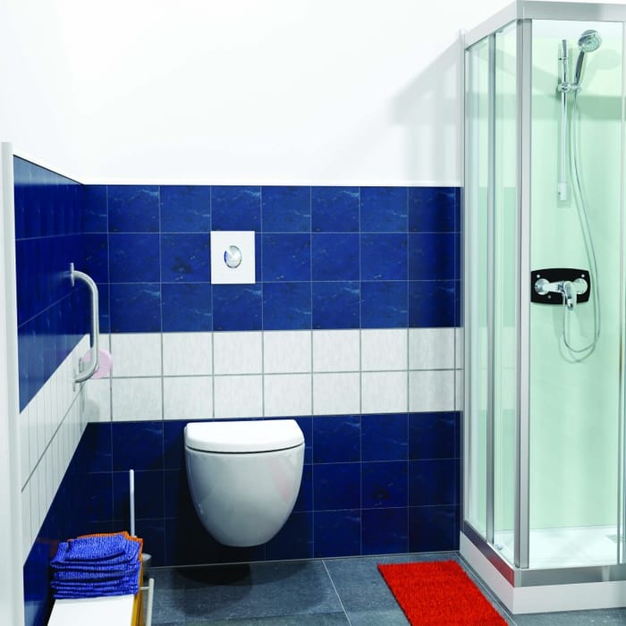 Broyeur WC + bâti support SANIWALL PRO UP