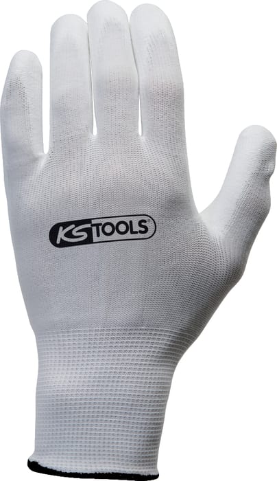 Pack de 12 paires de gants microfibres - Blanc