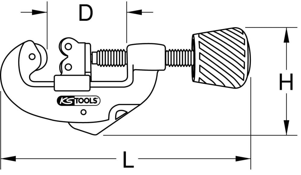 Coupe-tube pour tube cuivre à coulisseau - 3-30 mm